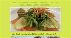 Desktop Screenshot of hotel-stadt-homburg.de