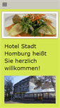 Mobile Screenshot of hotel-stadt-homburg.de